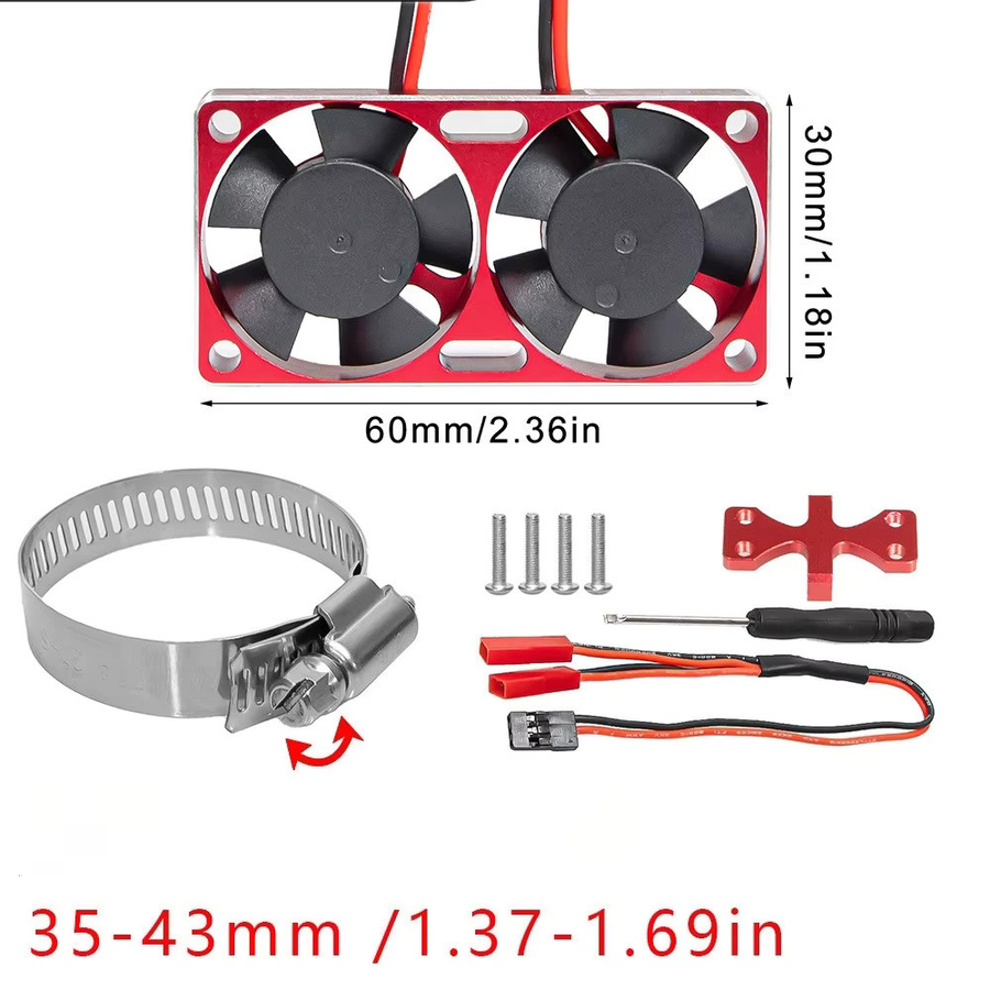 E-Star Hub RC Auto, mit Dual Fan Wärmeableitung - Bild 4