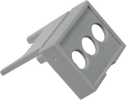 Camdenboss CNMB-1-TG508-CON Hutschienen-Gehäuse Abdeckung, Grau, 10 Stück, B: 17,5 cm, T: 14,3 cm, H: 2,0 cm - Bild 1