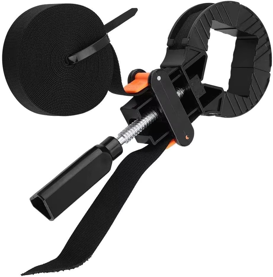 Newshark Multifunktionale Nylon-Bandklemmen in Schwarz mit 90-Grad-Winkel und Polygonalklemmen-Funktion - Bild 2