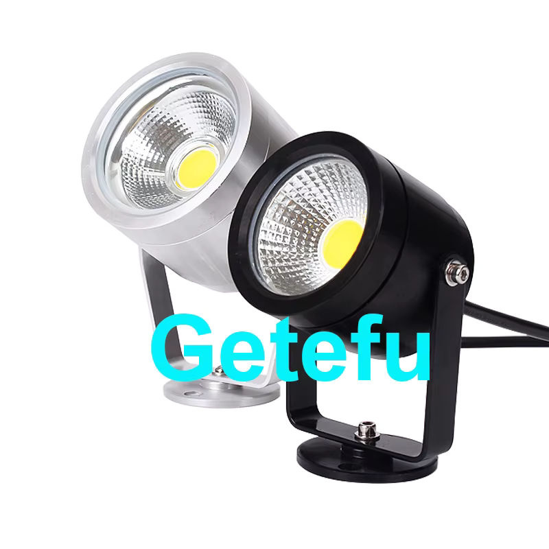 Getefu COB LED Gartenstrahler mit Erdspieß für Außenbeleuchtung, Farbe Schwarz, Lichtfarbe Natural White 4000K - Bild 2