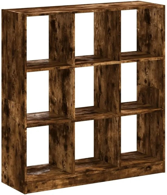 vidaXL Bücherregal in Räuchereiche, braun, B/T/H: 102 x 32 x 108 cm - Bild 1