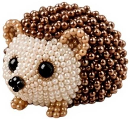 Hedgehog, DIY Tier-Perlen-Set, Bastelset, für Anfänger, Teenager, Erwachsene - Bild 1