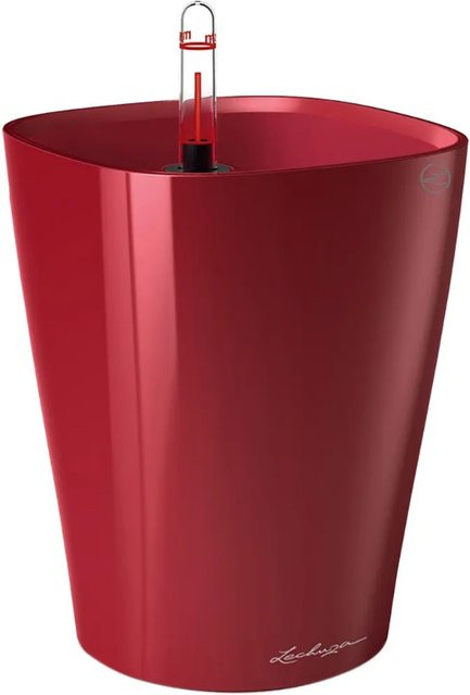 Lechuza Pflanzgefäß Deltini Scarlet Rot Tischtopf in Rot mit Ø 14 cm - Bild 1