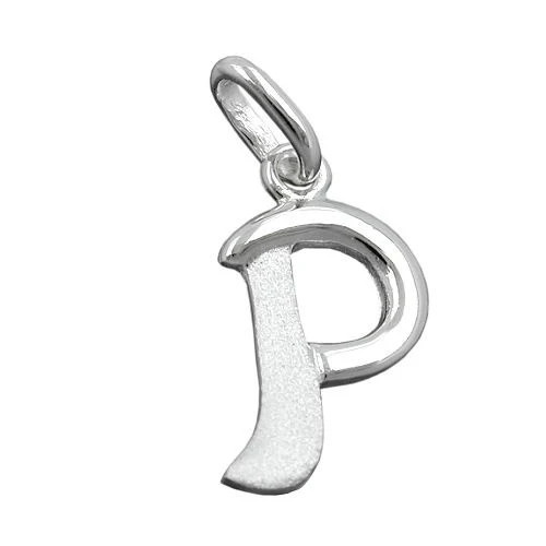 Colfem Anhänger Buchstabe P, 925 Silber, Unisex - Bild 1
