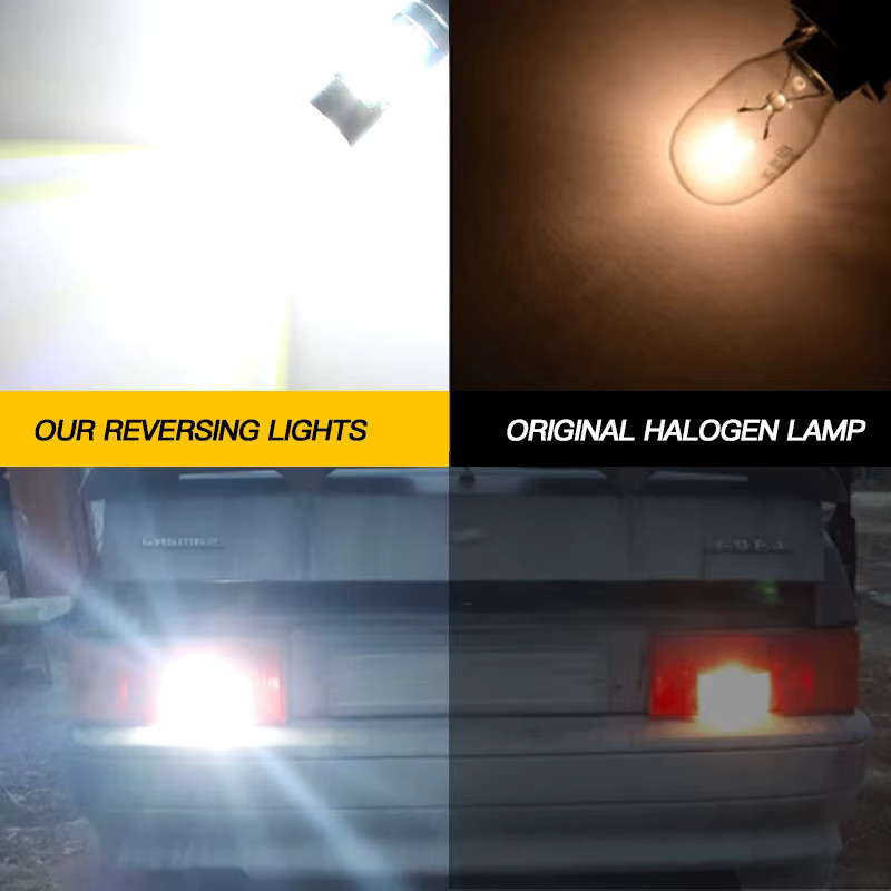 APMATAUTO 2er Set T20 7440 W21W W21/5W 7443 LED Autolampen mit 30-SMD für Bremslicht und Tagfahrlicht - Bild 5