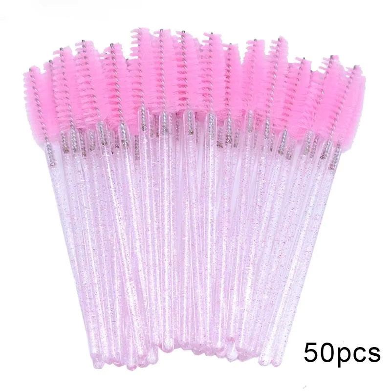 vvocci Wimpernbürsten, 100 Stück, Rose Red, Unisex - Bild 3
