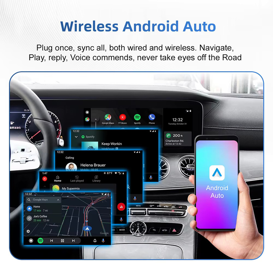 ANYFAR Drahtloses CarPlay und Android Auto Interface für Mercedes Benz NTG6.0 und MBUX Modelle - Bild 5