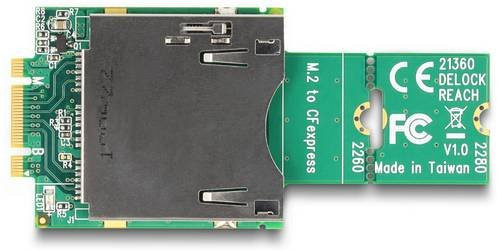 Delock Serieller Adapter M.2 Key B auf NVMe in Grün - Bild 1