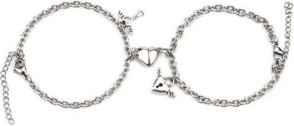 YIRAN Jewelry Armbänder Magnet, Edelstahl, Weiß, Unisex - Bild 1