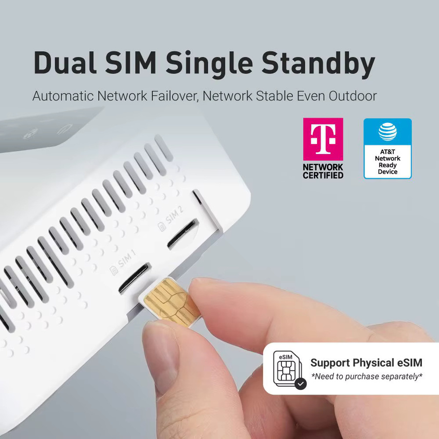 GL.iNet GL-X2000 Spitz Plus Mobilfunk-Gateway 4G LTE Router mit WiFi 6 in Weiß - Bild 3
