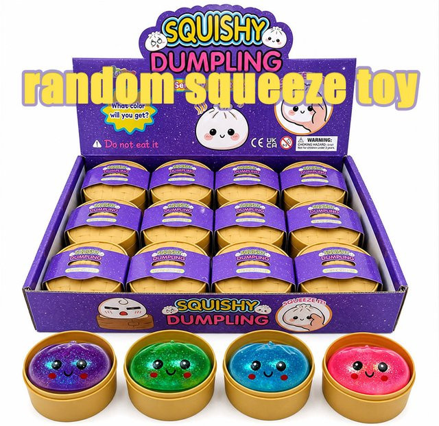 Potdemiel Bunte Simulierte Knödel-Squishy-Blindbox, Quetschspielzeug, ab 3 Jahre - Bild 1