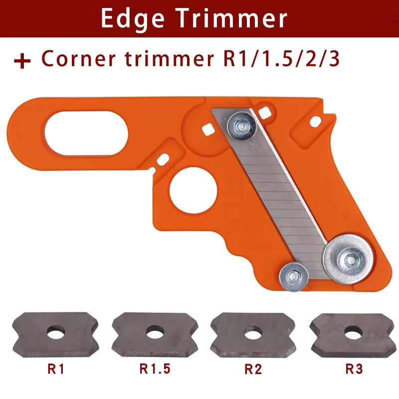 YOMO Kantenbandschneider WoodManual Manueller Kantenanleimmaschine Trimmer für PVC-Streifen und Gipskarton in Orange - Bild 3