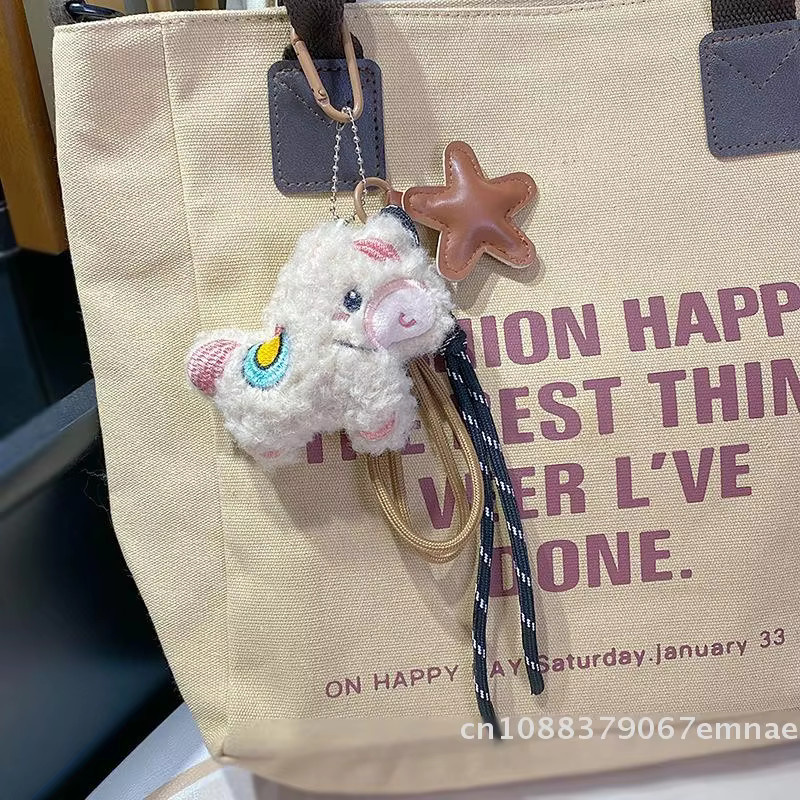ZYAS Taschenanhänger, Plüsch-Pferd, Nylon, Damen - Bild 2