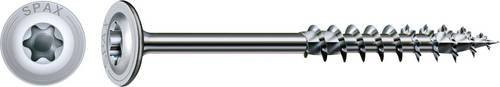 Spax Tellerschrauben für Holz mit Torx-Antrieb aus Stahl, Farbe: Silber, Durchmesser: 8 mm, Länge: 500 mm, 25 Stück - Bild 1
