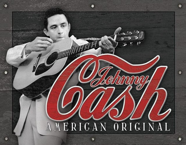 Desperate Enterprises Johnny Cash Blechschild – Nostalgische Wanddekoration aus Metall in Multicolor, B: 20,0 cm, H: 20,0 cm - Bild 1