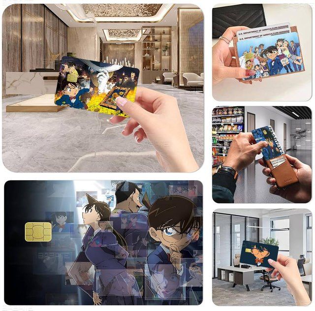 Detective Conan Anime Aufkleber für Bankkarten und Buskarten - Bild 1
