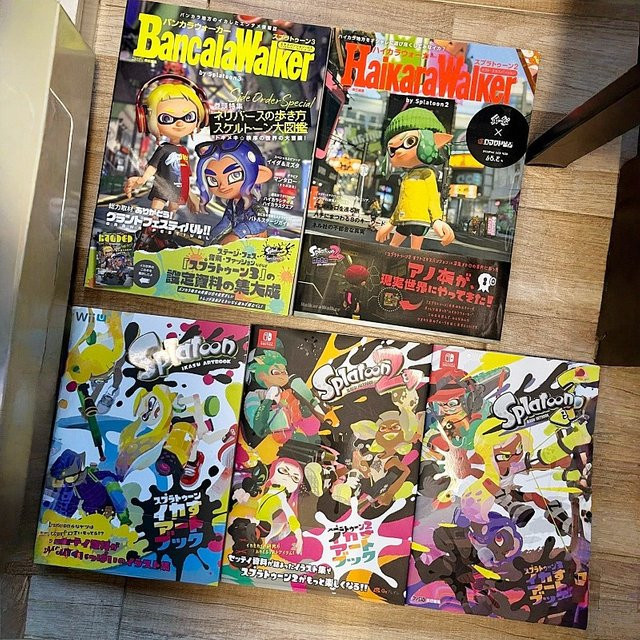 Bandai Splatoon Kunstset-Sammelbuch, Binder Album, Mehrfarbig - Bild 1