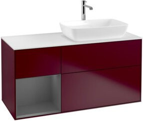 V&B Waschtischunterschrank Finion in Anthrazit lackiert, Breite: 120 cm, Tiefe: 50,1 cm, Höhe: 50,1 cm - Bild 1