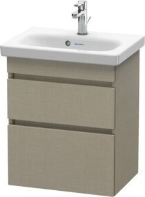 Duravit Waschtischunterschrank DuraStyle, Farbe Leinen, wandhängend, B/T: 50 x 36,8 cm - Bild 1