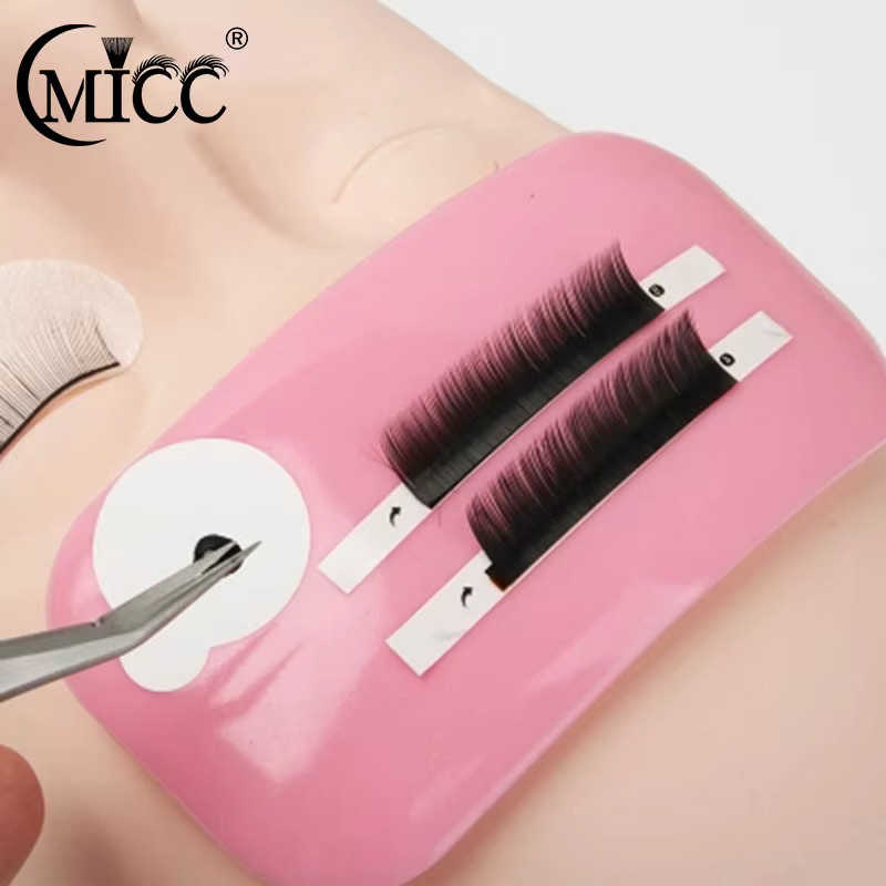 CMICC Wimpernverlängerung Silikon Stirnpad, Rosa, Transparent, Wiederverwendbar - Bild 2
