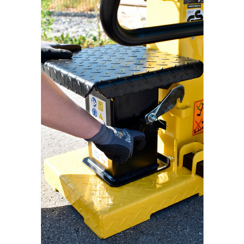BAMATO Elektro-Holzspalter HO-12PRO vertikal in Gelb mit 107 cm Schnittlänge - Bild 3