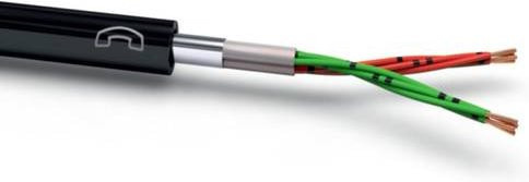 VOKA Brandmeldekabel A-2Y(L)2Y Schwarz RAL 9005 100m - Bild 1