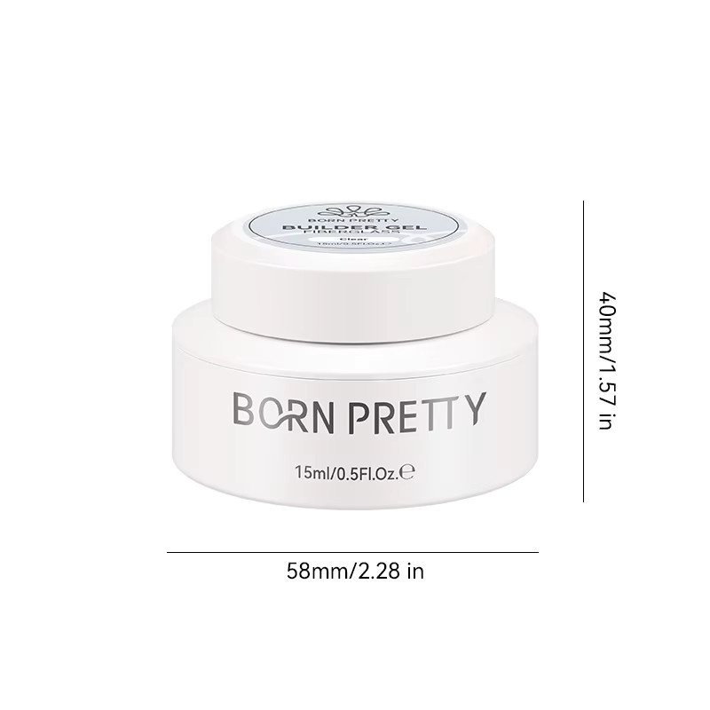 BORN PRETTY Nagelreparatur-Gel, Transparent, 15 ml - Bild 3