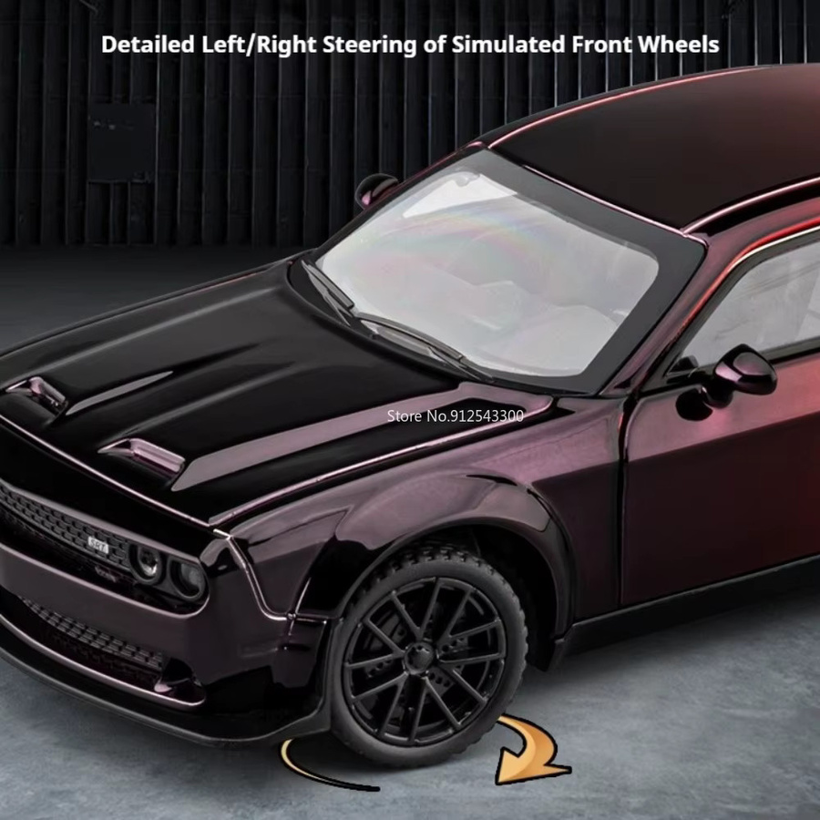 RMZ city Hellcat Automodell, Maßstab 1:32, mit öffnenden Türen, Sound und Licht, Rückziehfunktion, Stoßdämpfung - Bild 4