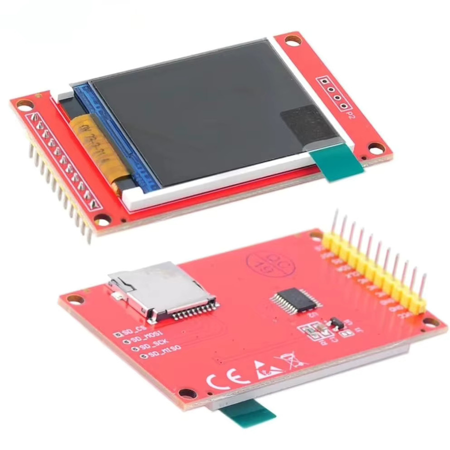 wishiot TFT-LCD-Display-Modul ST7735S mit SPI-Schnittstelle und Kartensteckplatz für Arduino und ESP32, 1,8 Zoll, 128 x 160 Pixel - Bild 4