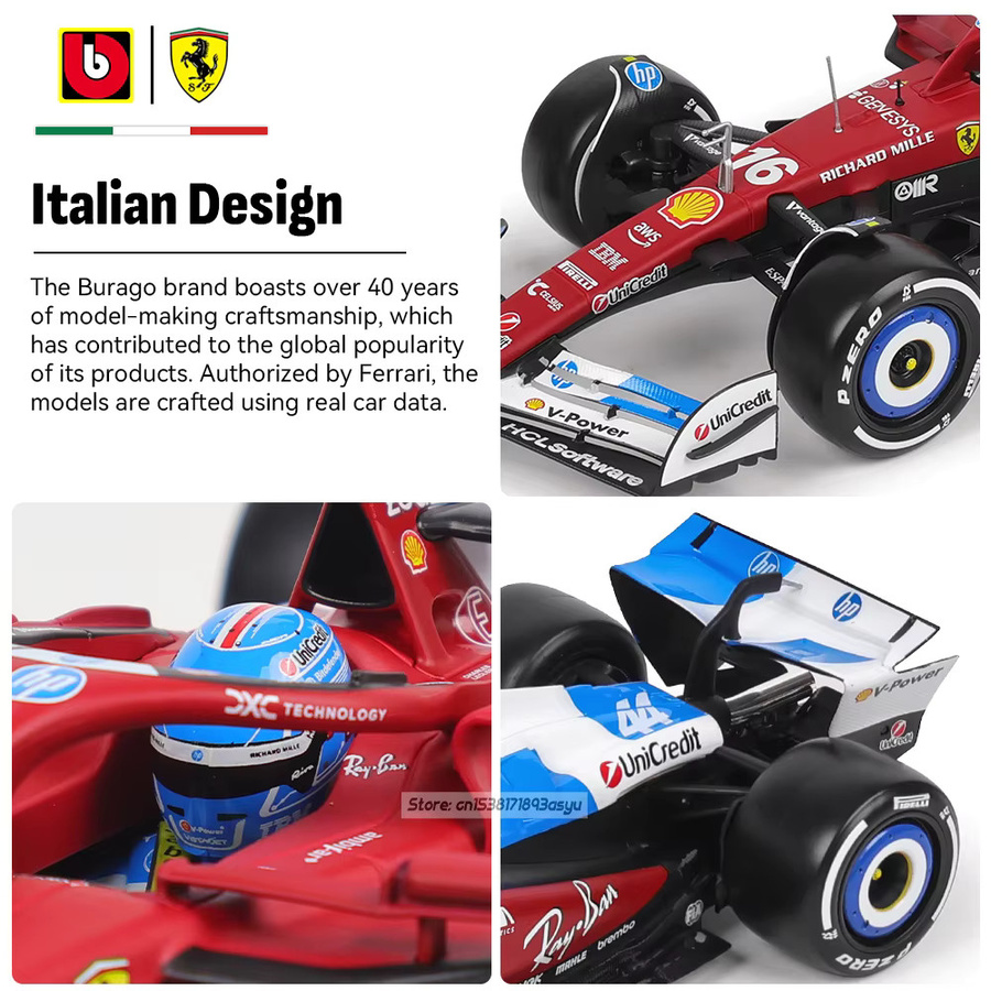 Bburago Ferrari Miami SF25, Simulationsautomodell, 1:18, ab 14 Jahren - Bild 4