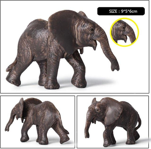 Oenux Afrikanische Wildtiere Elefantenmodell, Actionfigur, ab 3 Jahre - Bild 1