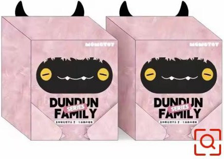 Momotoy Dundun Familie Plüsch Blind Box, ab 14 Jahren - Bild 1