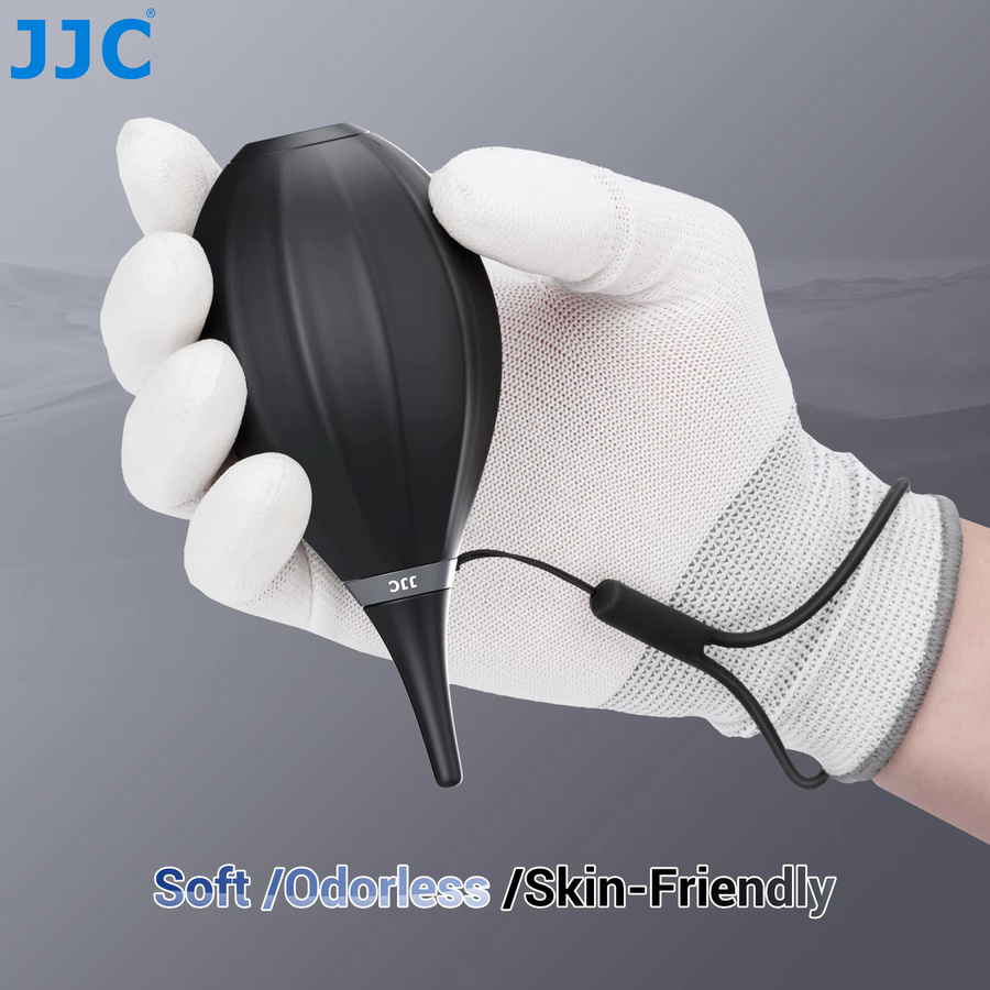 JJC Soft Tip Strong Air Blower Blaster Cleaner in Schwarz für DSLR-Kamera, CCD, CMOS Sensor, LCD und Mirrorless - Bild 5
