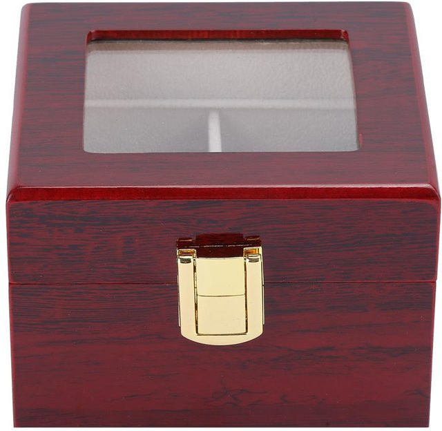 Neoglint Uhren Präsentationsbox, Holz, 2 Fächer, Herren, grau - Bild 1