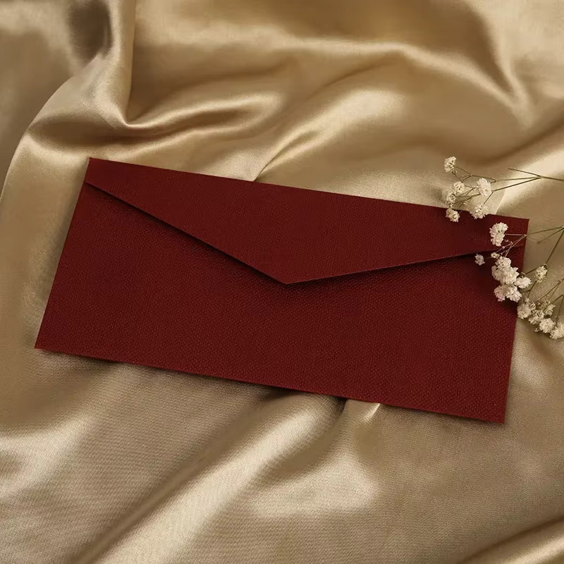 50 Stück leere Umschläge aus Texturpapier für Einladungen und Postkarten, B: 22 cm, H: 11 cm - Bild 3