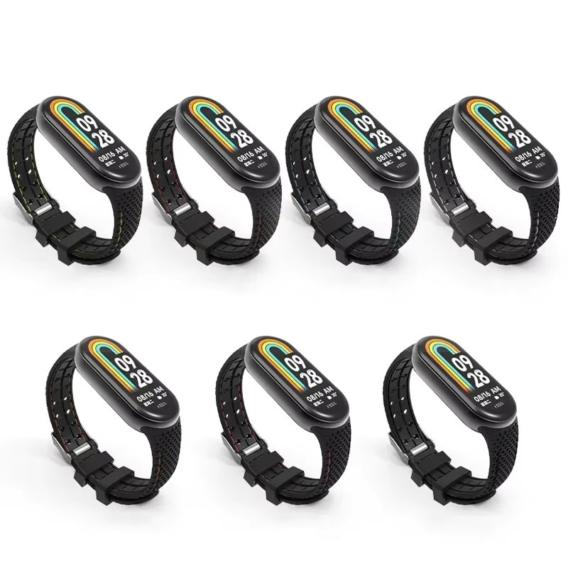 Hiyii Uhrenarmband Silikon, Schwarz, Unisex - Bild 2