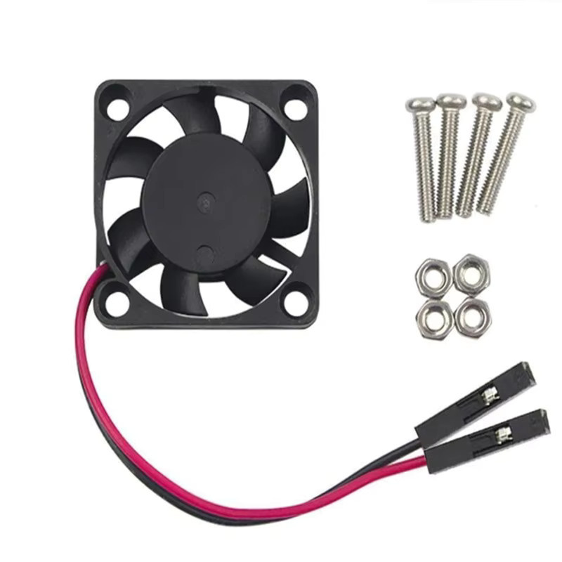 AOKIN Bürstenloser CPU-Lüfter Kühler für Raspberry Pi 4, Pi 3 B+, Pi 3, Pi 2, Pi 1 B+, Schwarz - Bild 2