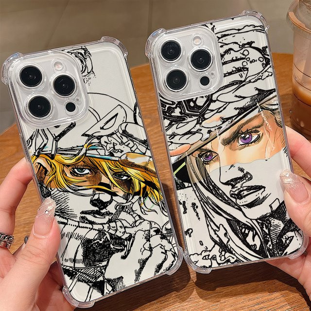 Gyro Zeppeli Jojo Steel Ball Run Handyhülle für Samsung Galaxy S25 S24 S23 S22 S21 S20 Note20 Edge FE Ultra Plus 4G 5G Anti Fall Schutzhülle - Bild 1