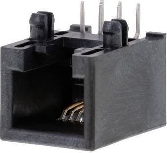 Molex Cat 3 Mod Jack/Plug 955012661 Buchse Schwarz - Bild 1