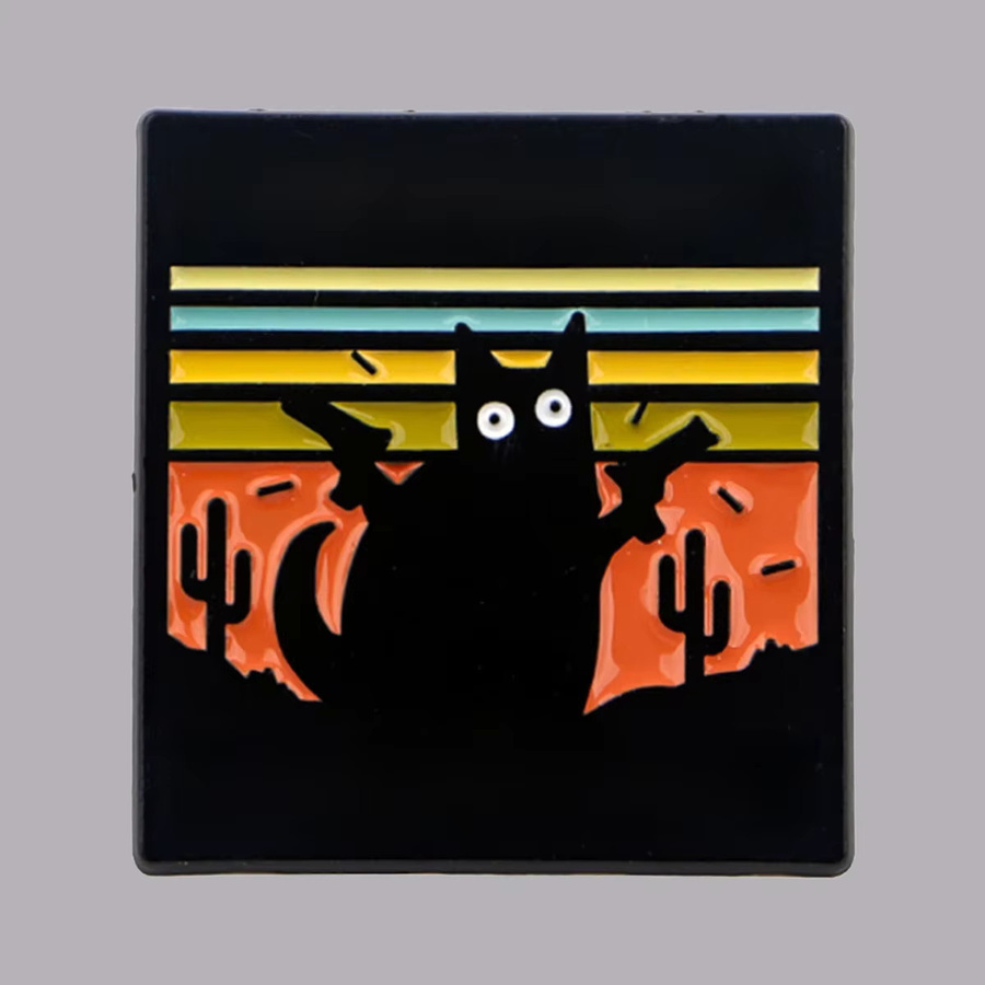 Ramulus Brosche Katze Emaille, Damen - Bild 5