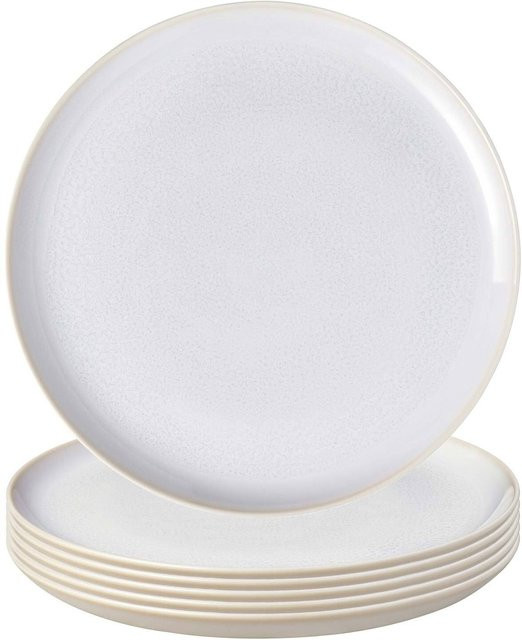 Villeroy & Boch like. Crafted Speiseteller Cotton Weiß, 6er Set, Durchmesser: 25,9 cm - Bild 1