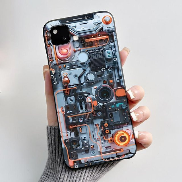 Schlanke Silikon Handyhülle für Google Pixel 4a 4G und 4a 5G in Mattschwarz - Bild 1