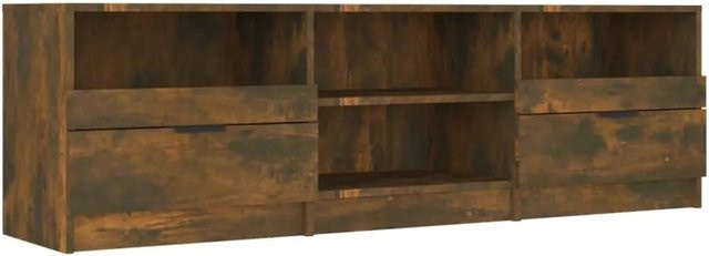 vidaXL TV-Schrank in Räuchereiche, modern, braun, B/T/H: 150 x 33,5 x 45 cm - Bild 1