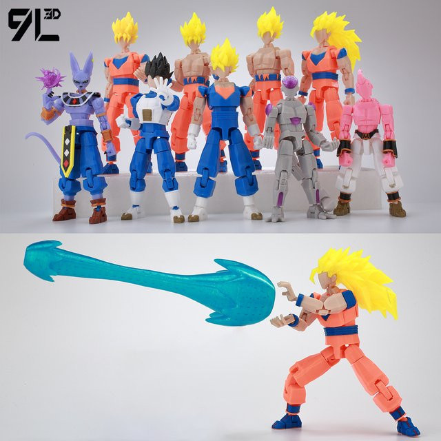 Bandai Dragon Ball Actionfiguren, mehrgelenkig bewegliches Spielzeug - Bild 1