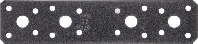 GAH Alberts Duravis Flachverbinder Schwarzdiamant Duplexbeschichtet, Farbe: Schwarz, B/T/H: 180 x 40 x 3 mm - Bild 1