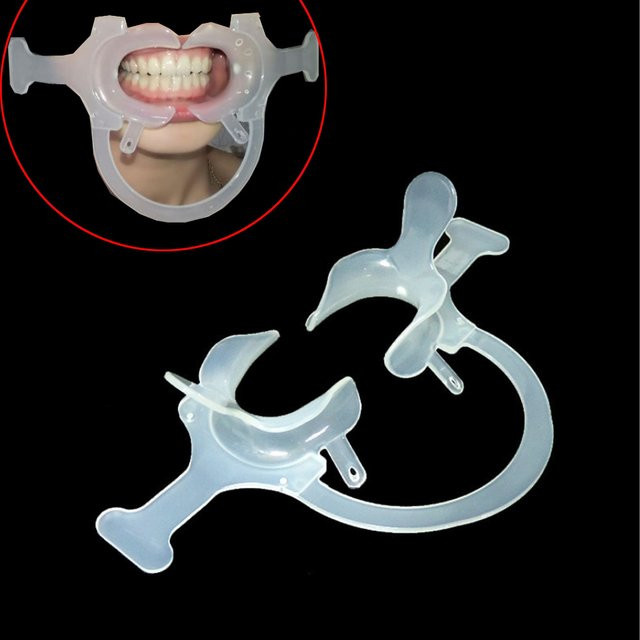 Tyceen Intraoralretraktor C-Typ, transparent, für Lippen und Wangen - Bild 1