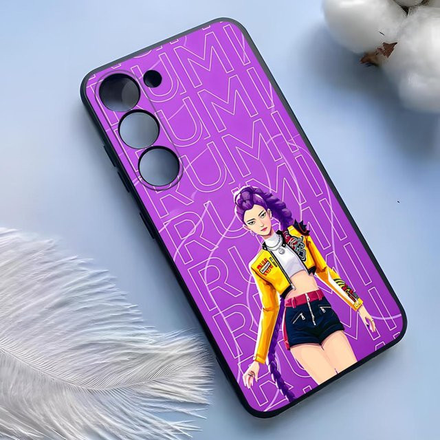 Silikon Handyhülle KPop D-Demon H-Hunters für Samsung Galaxy S25 Ultra S24 S23 S22 S21 S20 Plus FE Galaxy A54 A53 A34 A25 in Purple - Bild 1