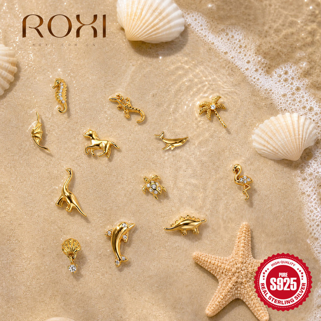ROXI Ohrring, 925 Sterling Silber, 18K vergoldet, Damen - Bild 1
