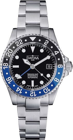 Davosa Armbanduhr Ternos GMT Diver, Automatik, Edelstahl, 40 mm, Herren - Bild 1