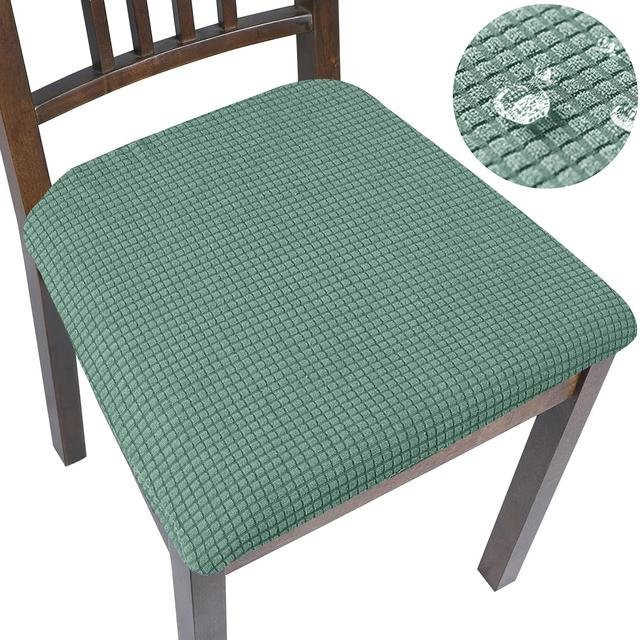 Lellen Jacquard-Stuhlbezug aus Stretch-Material, wasserabweisender Esszimmerstuhl-Schonbezug für Erwachsene, verschiedene Farben - Bild 1